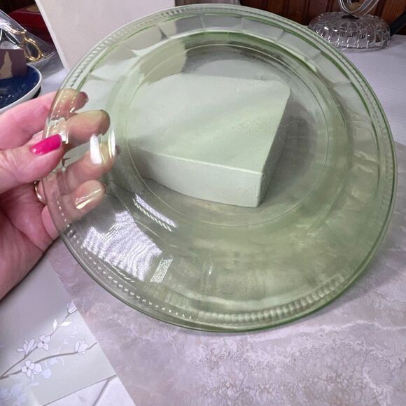 Antique Colonial Fluted Rope pattern depression glass by Federal Glass Co.Vaseli - Picture 4 of 6